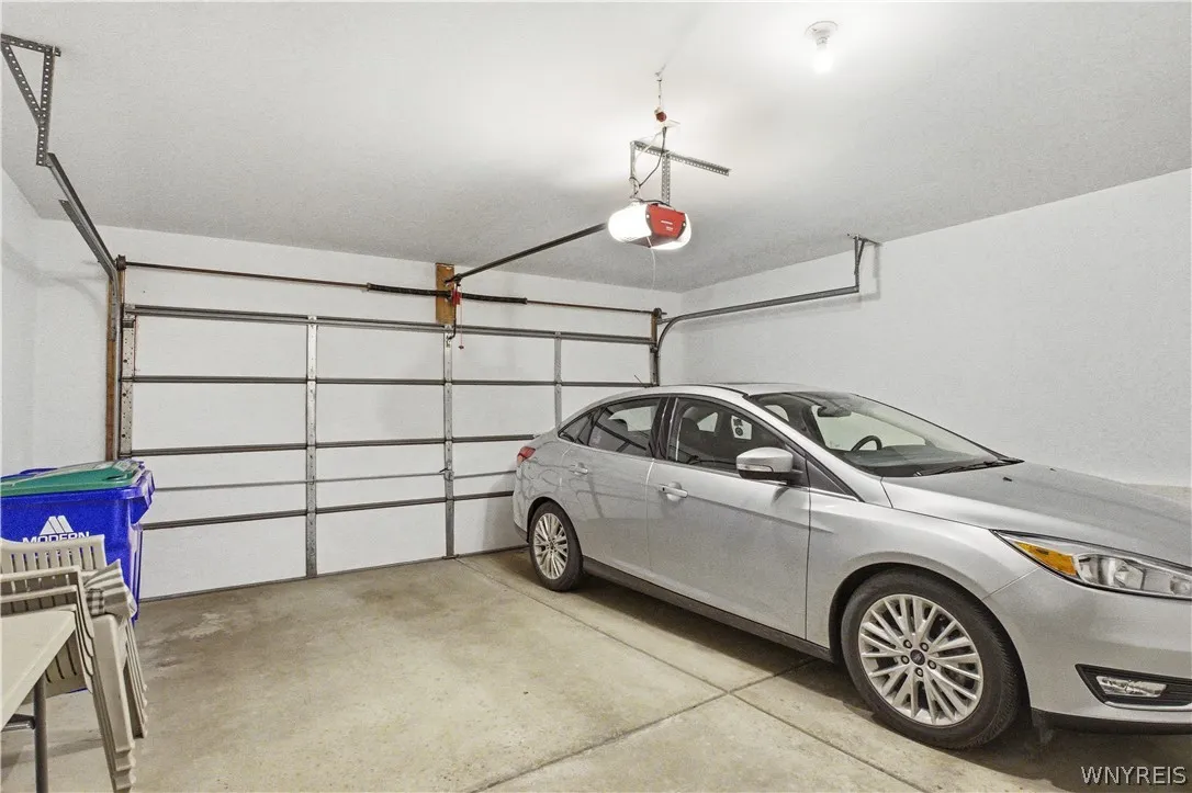 Attached 2 car garage