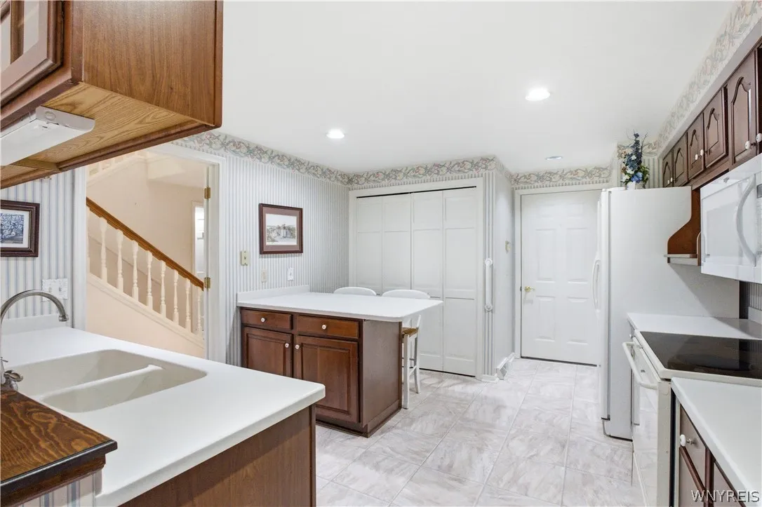 Kitchen with pantry and first floor laundry