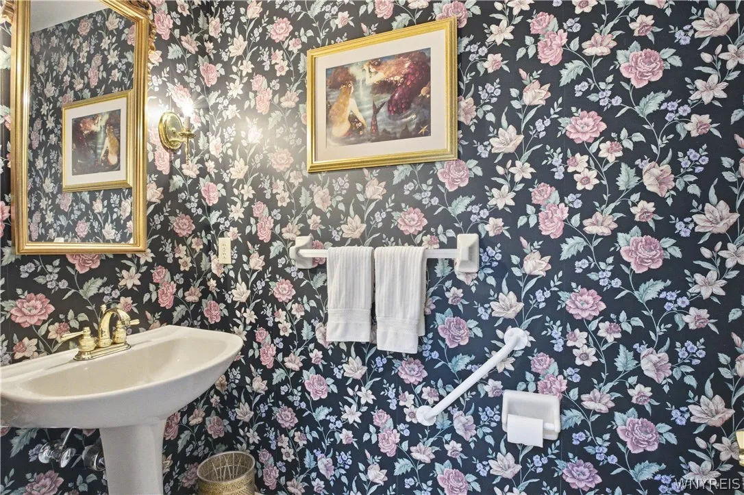 First floor half bathroom