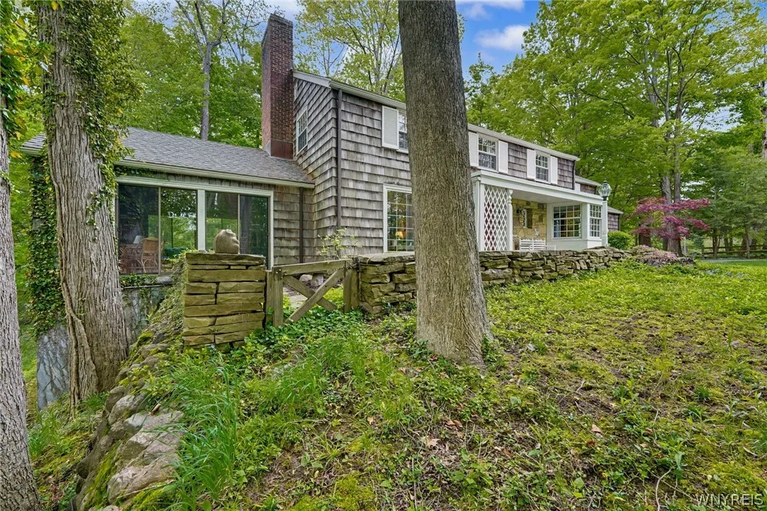 Rear of house