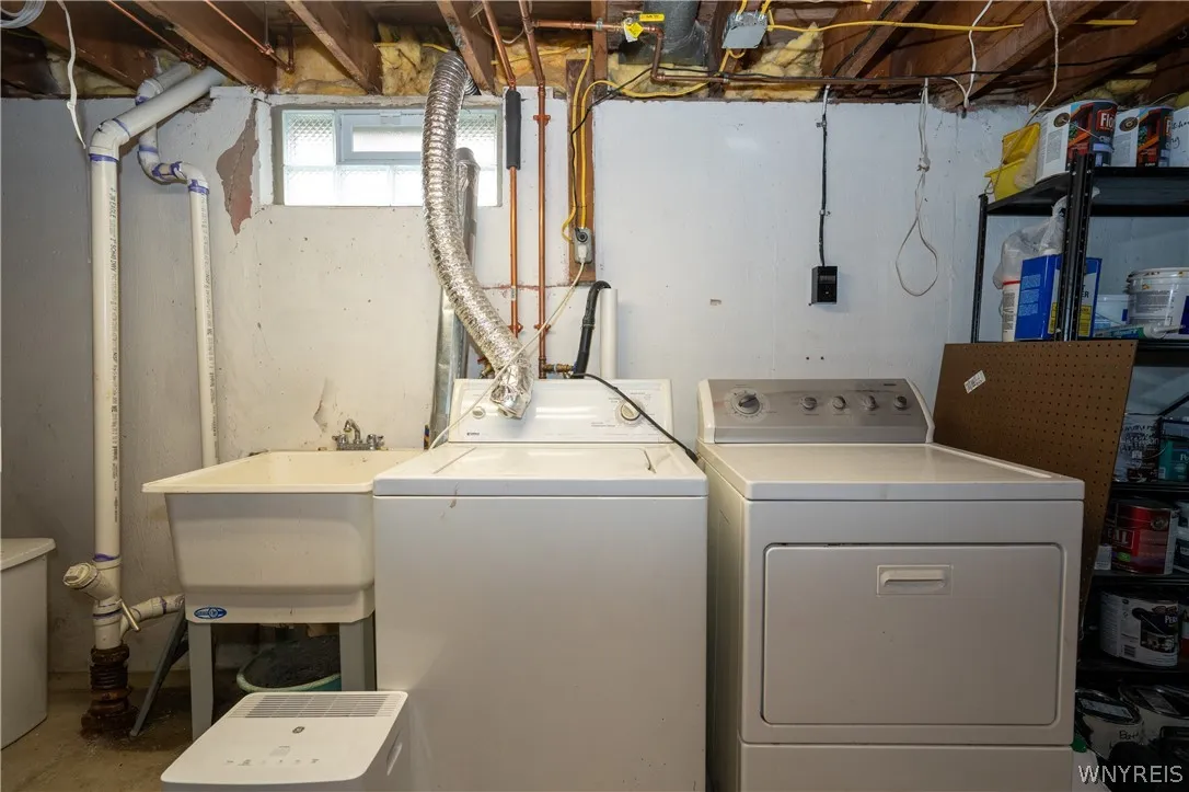 Basement washer and dryer included