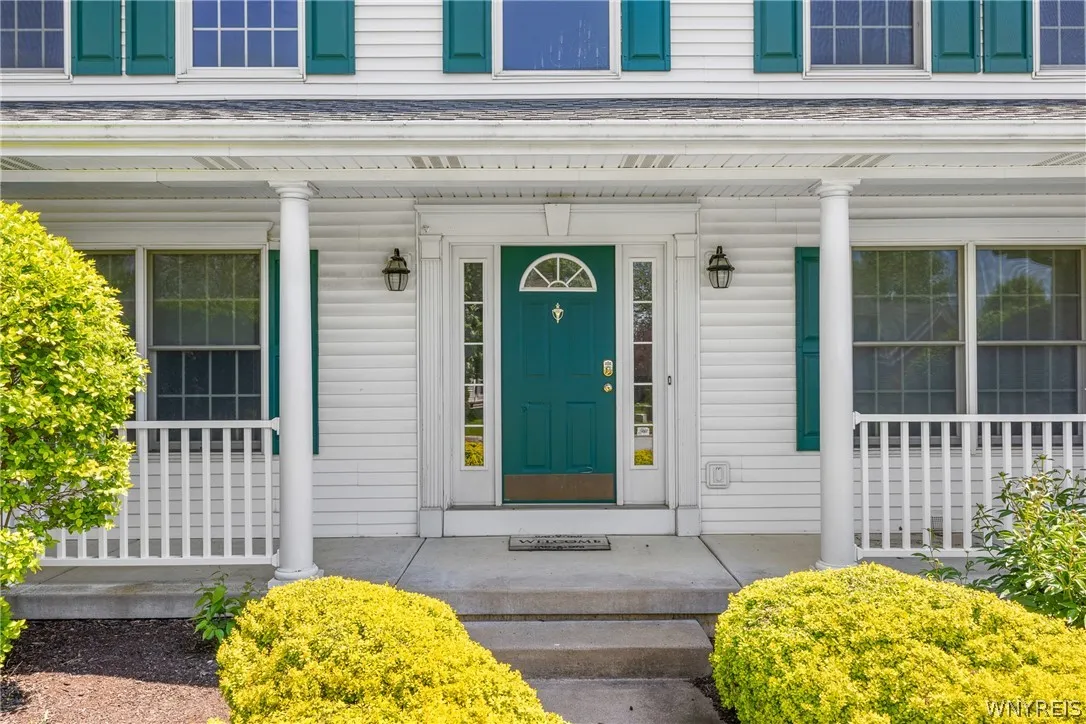 Covered front porch