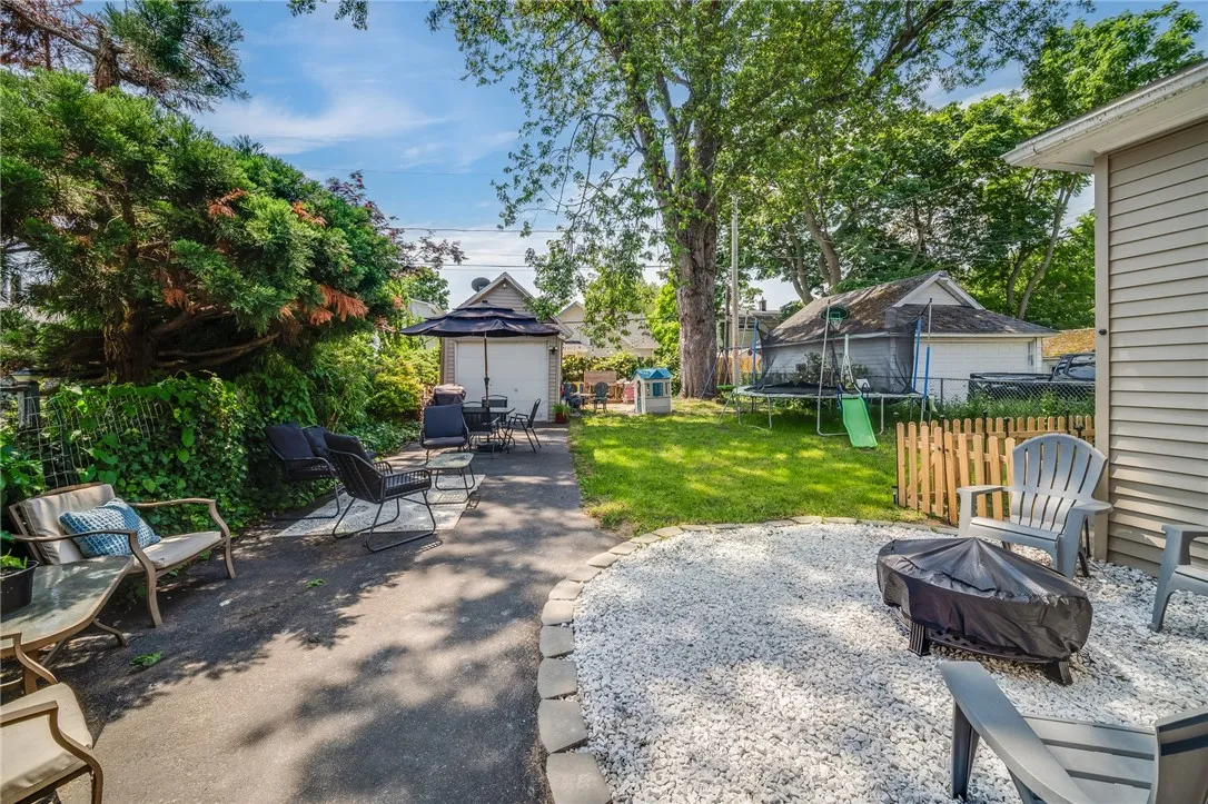 Fully Fenced in backyard