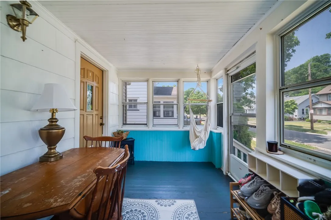 Enclosed front porch