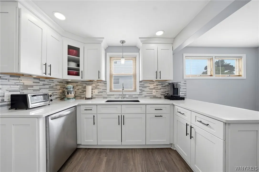 White Shker Style Cabinetry