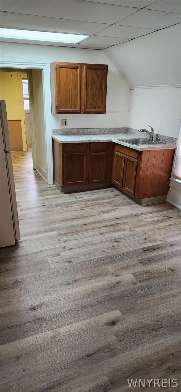 Upper kitchen when vacant