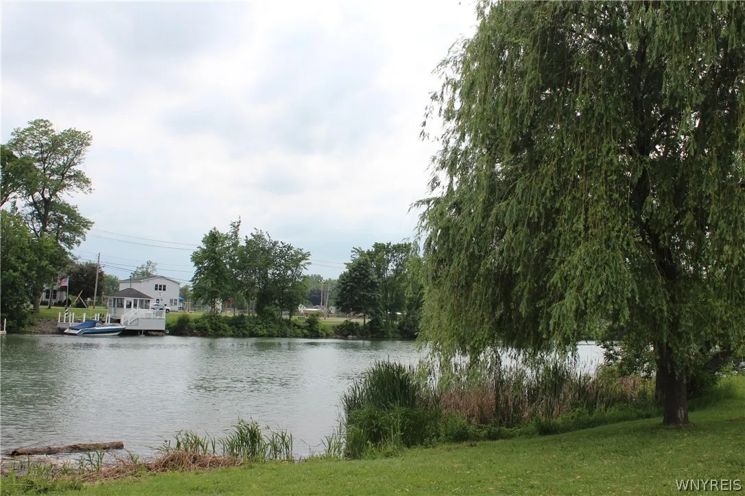 Kayak launch & docks at the end of the street