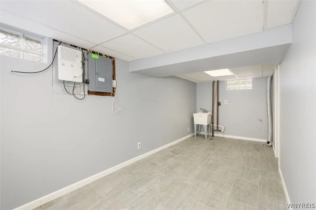Basement Laundry Area