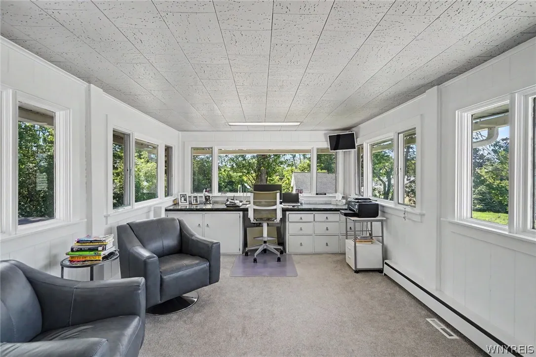 SECOND FLOOR HOME OFFICE OVERLOOKS PICTURESQUE YARD!