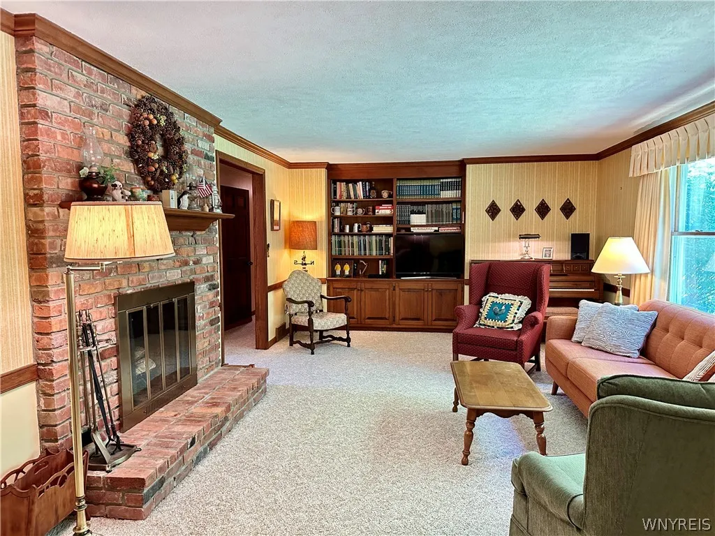 Wood Burning fireplace has not been used in a while, so not represented to code.