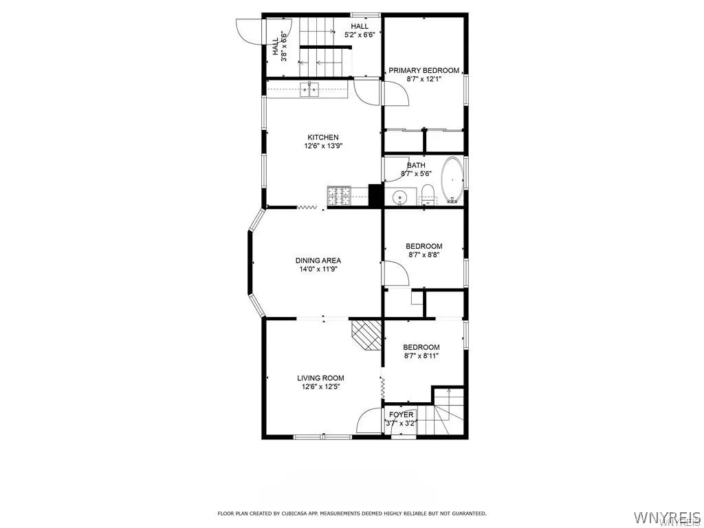 Floorplan  - 325 Box Ave (lower), Buffalo, NY 14211