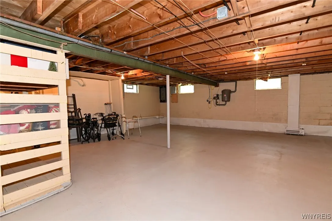 Wide open basement