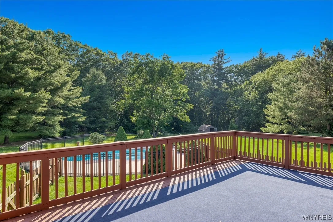 Deck off kitchen
