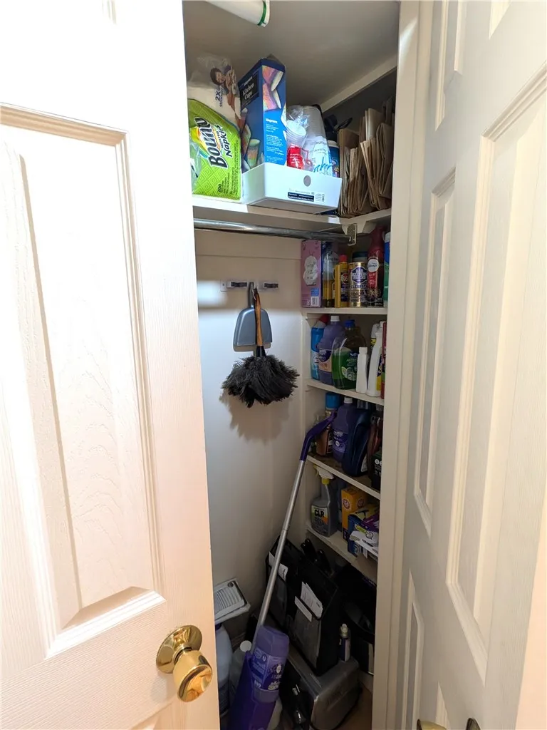 Closet near garage entrance