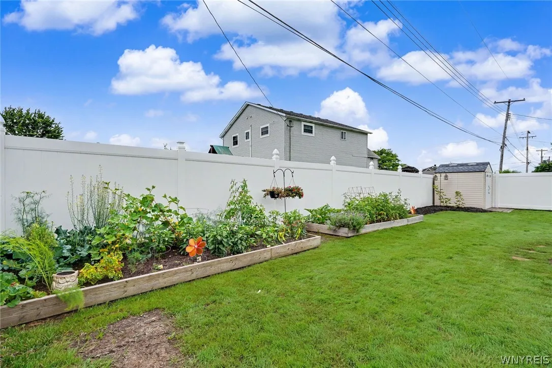 FULLY FENCED WITH PRIVACY VINYL FENCING PANELS