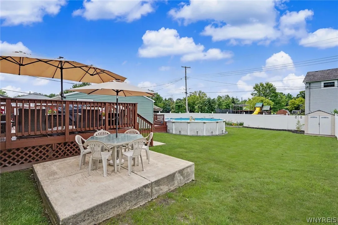 THIS CONCRETE PAD COULD BE FOR YOUR FUTURE HOT TUB??