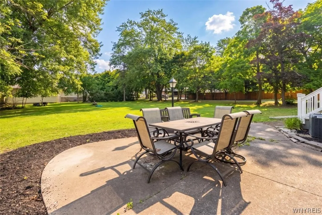 Backyard patio