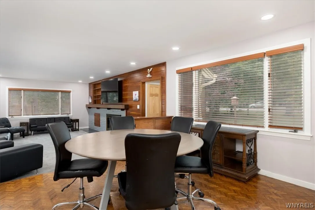 Large windows for natural light