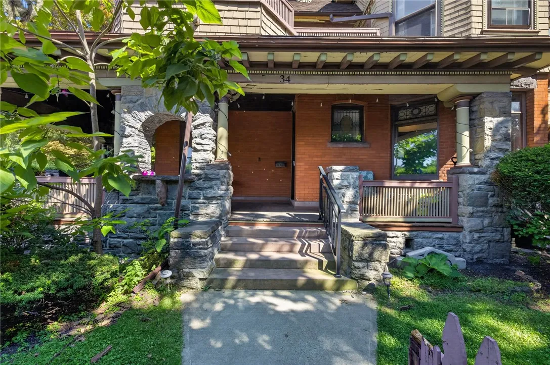 Private entrance to Unit #34 - 3 BR/1.5 BA