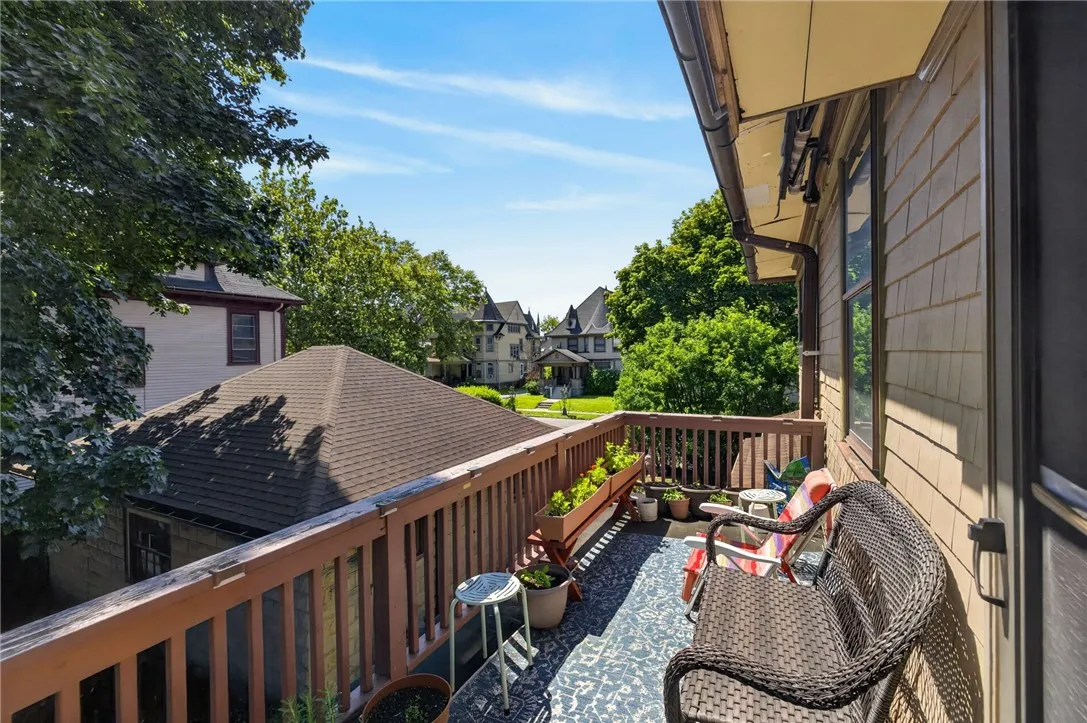 Private balcony