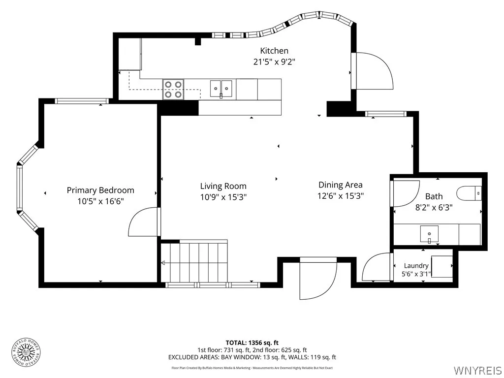 57 Virginia Place, Buffalo, New York 14202, Buffalo, New York 14202, 2 Bedrooms Bedrooms, 4 Rooms Rooms,1 BathroomBathrooms,Residential,For Sale,57 Virginia Place, Buffalo, New York 14202,0,B1698312