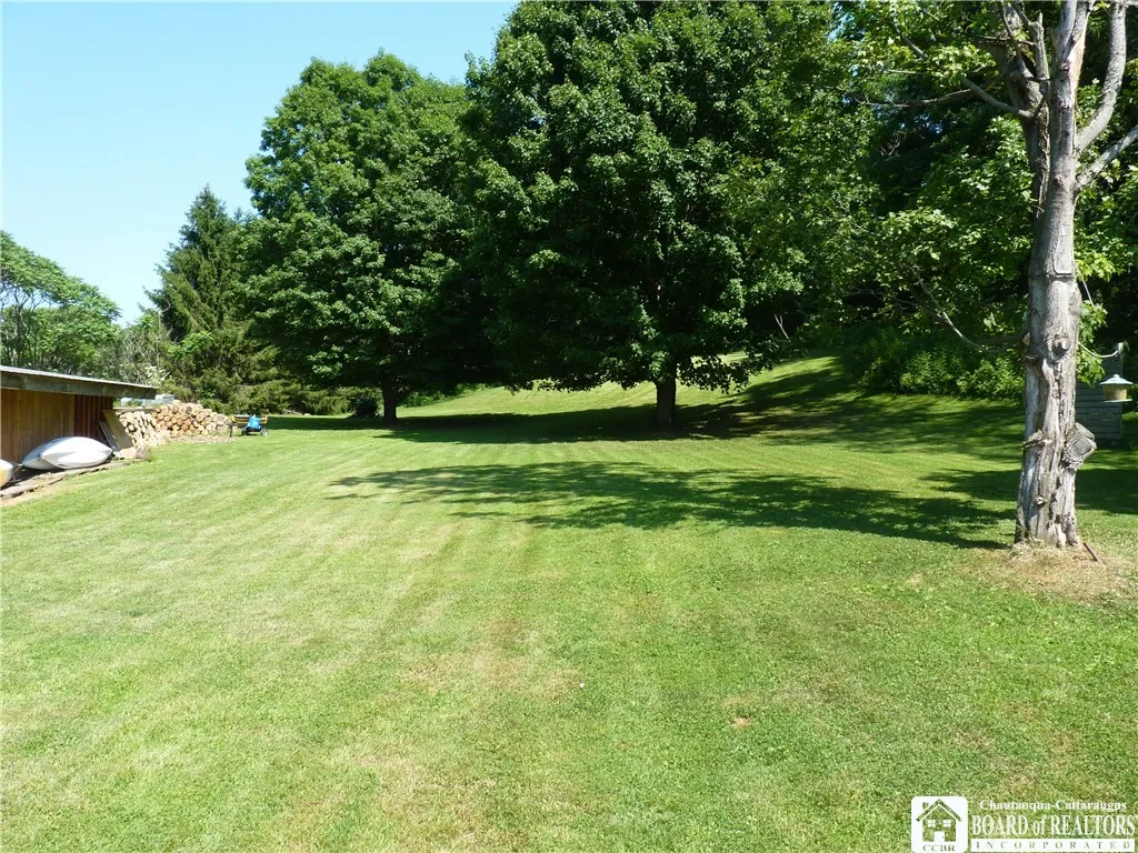Large backyard