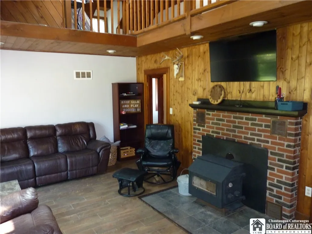 Large open living room