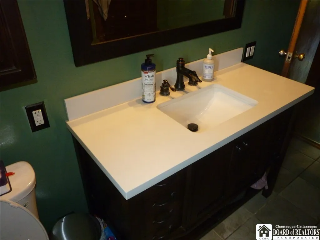 Vanity and sink area