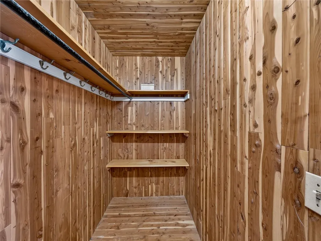 2nd floor hall way cedar storage closet