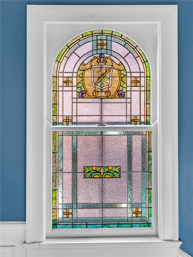 stained glass window