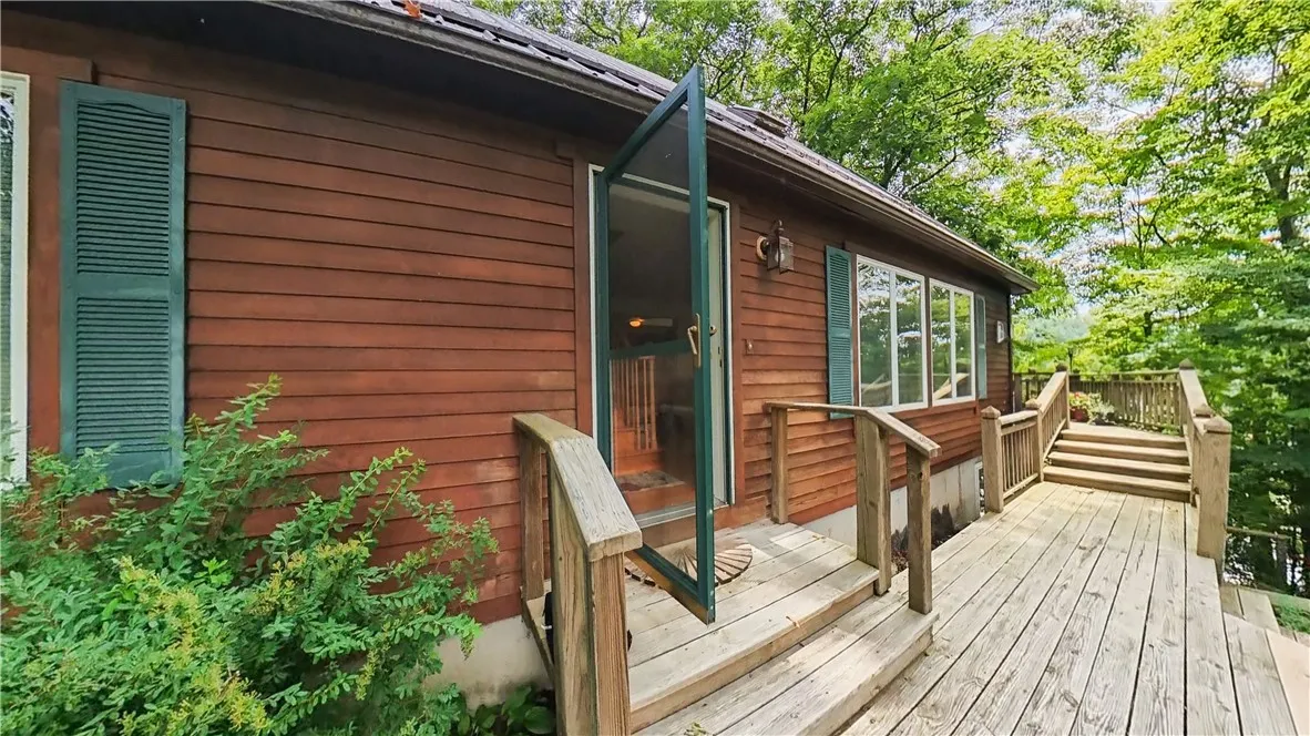 Lovely decking surrounds this pretty 4 bedroom 3 bath home.