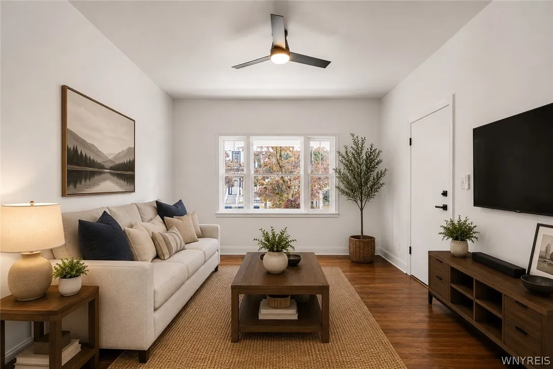 staged living room