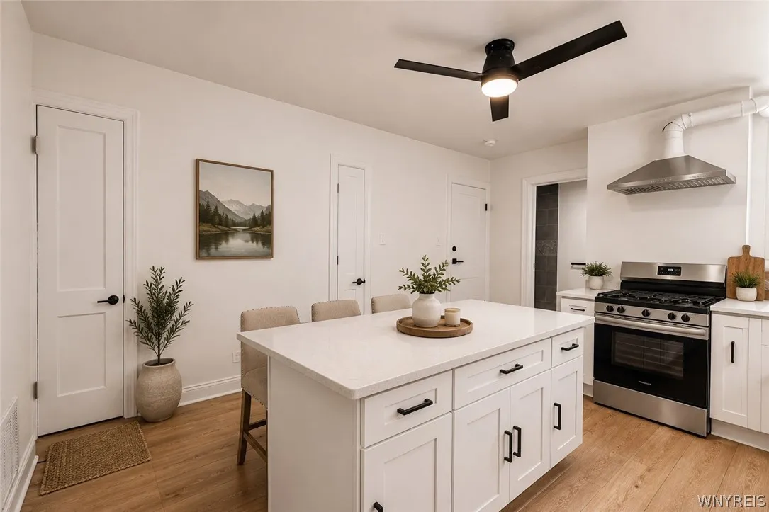 lower kitchen staged
