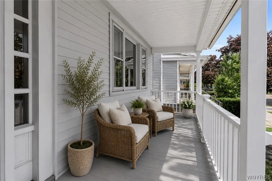 staged patio