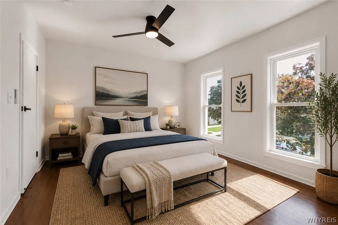 upper bed 1 staged