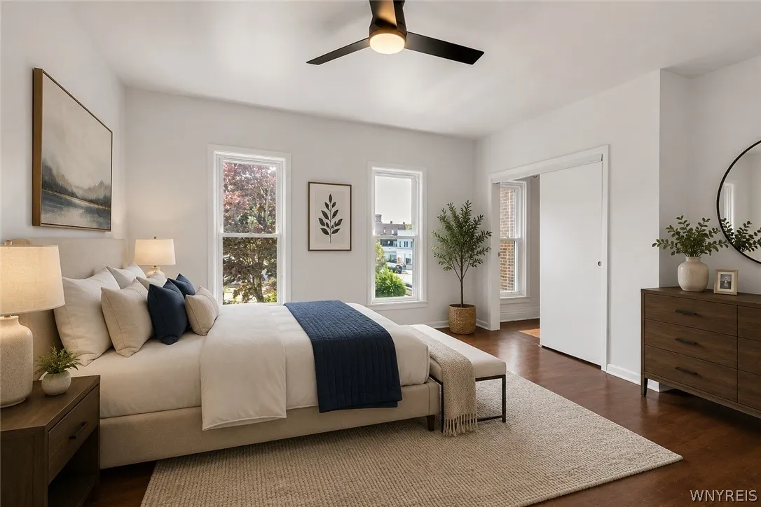 upper bed 1 staged