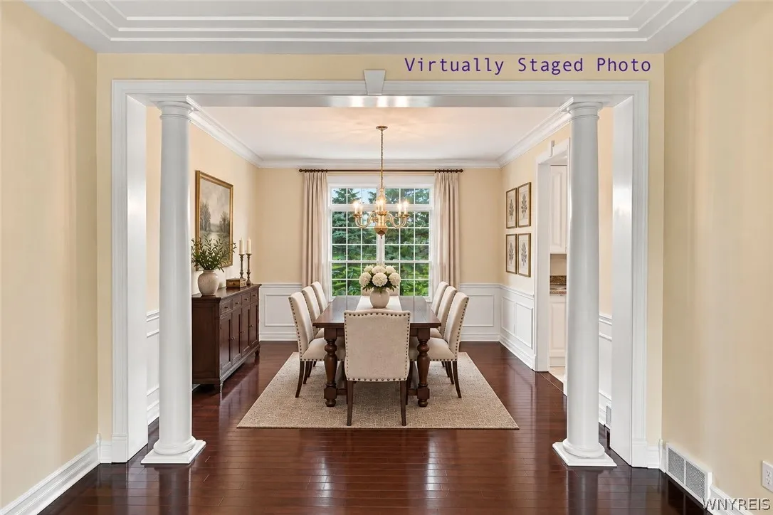 Dining Room has been virtually staged for visual perspective only