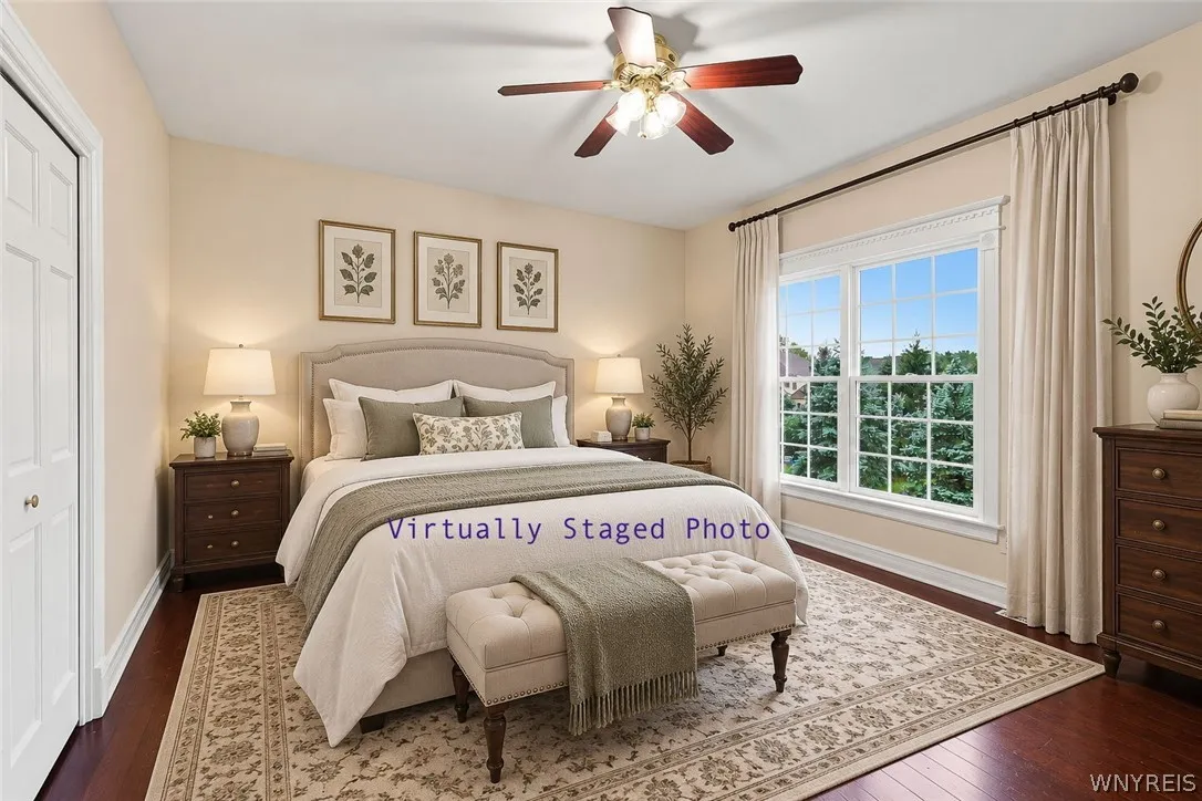 Bedroom 4 has been virtually staged for visual perspective only