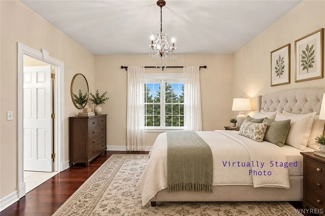 Bedroom 2 has been virtually staged for visual perspective only