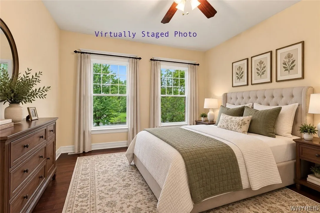 Bedroom 3 has been virtually staged for visual perspective only