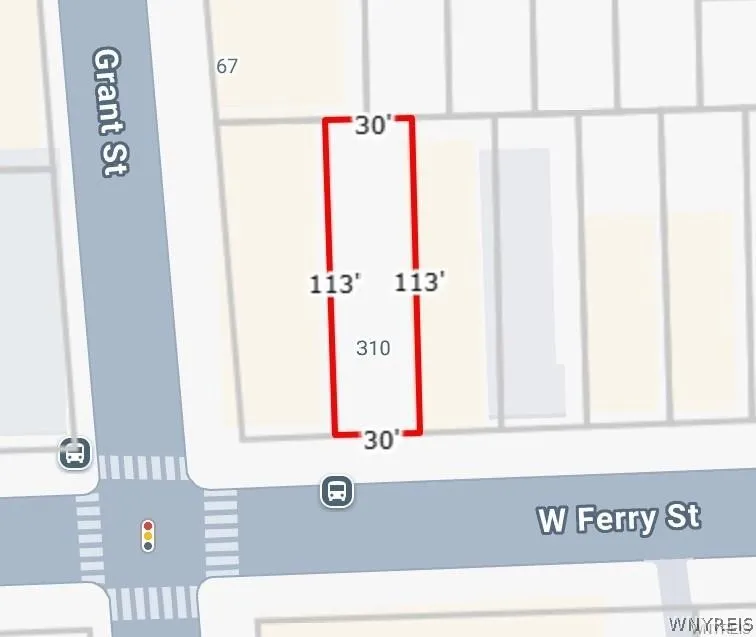 Commercial Lot For Sale: 310 W Ferry, Buffalo, NY 14207