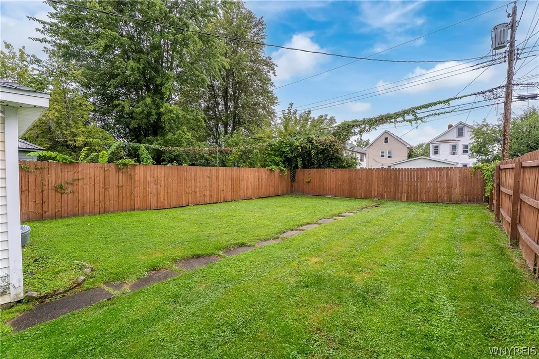 Fully Fenced Back Yard