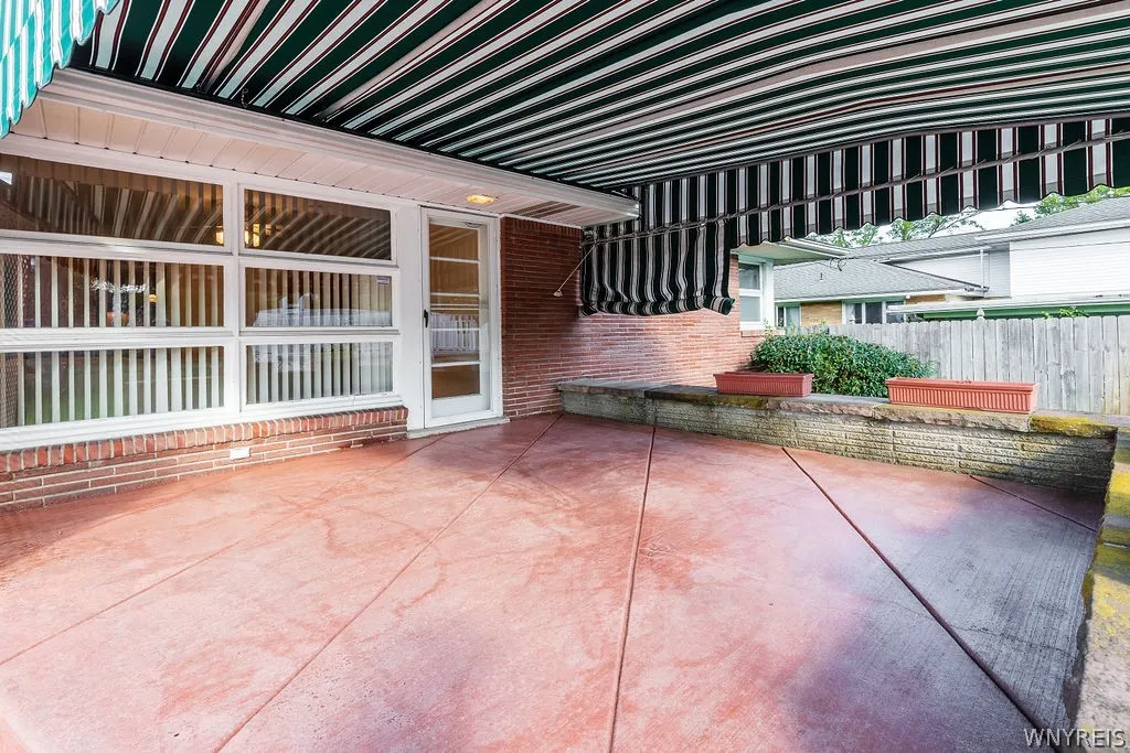 Covered patio