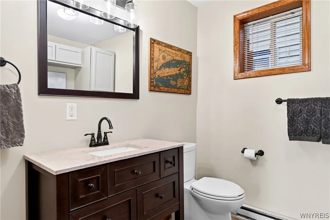 First floor half bath and laundry