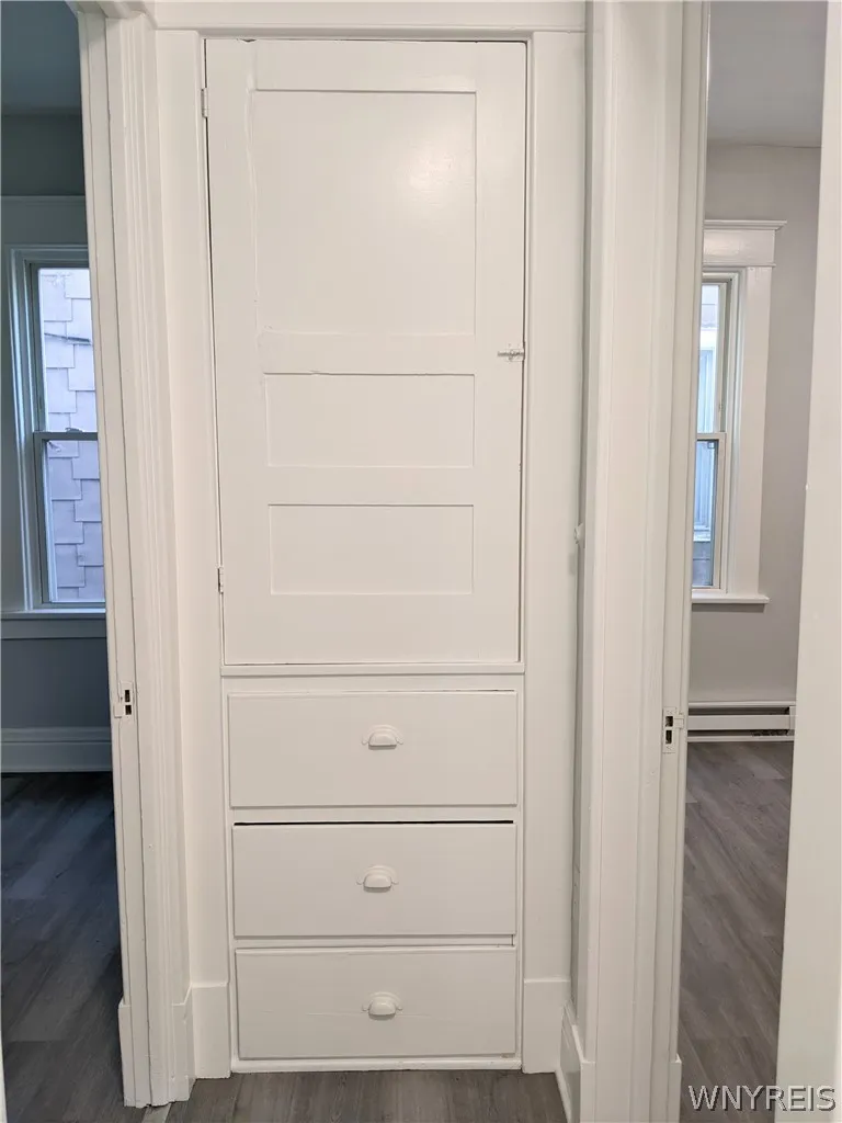 Hallway built-ins for storage