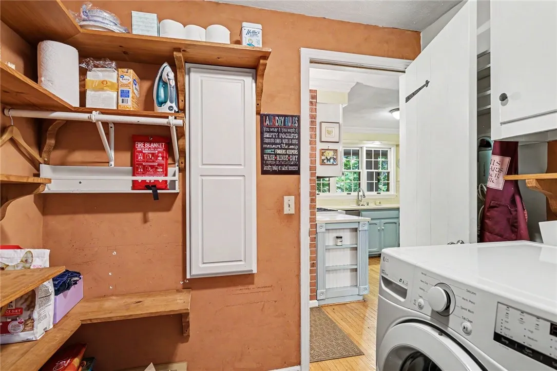 laundry room with pantry
