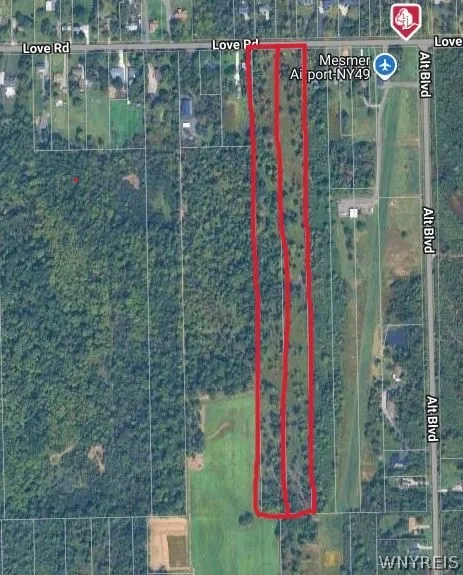 Approximate lot lines
