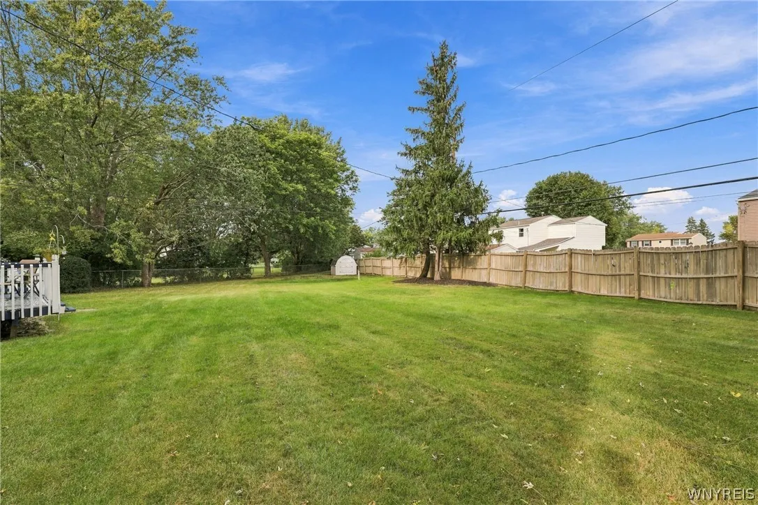 Fully Fenced Yard with Shed