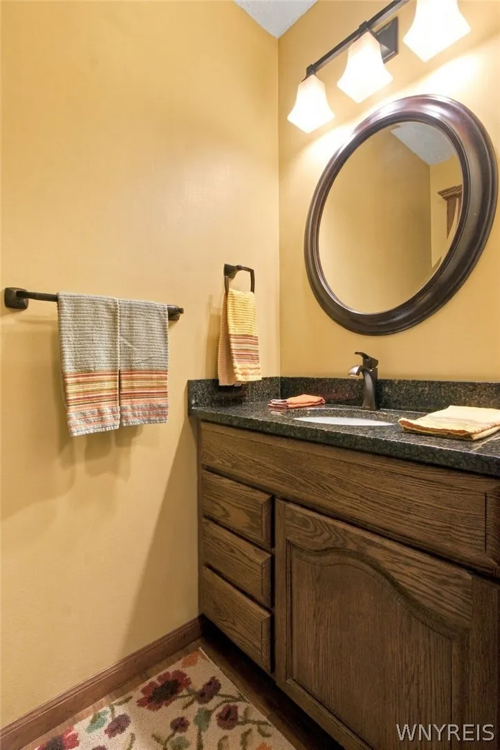 1/2 bath first floor