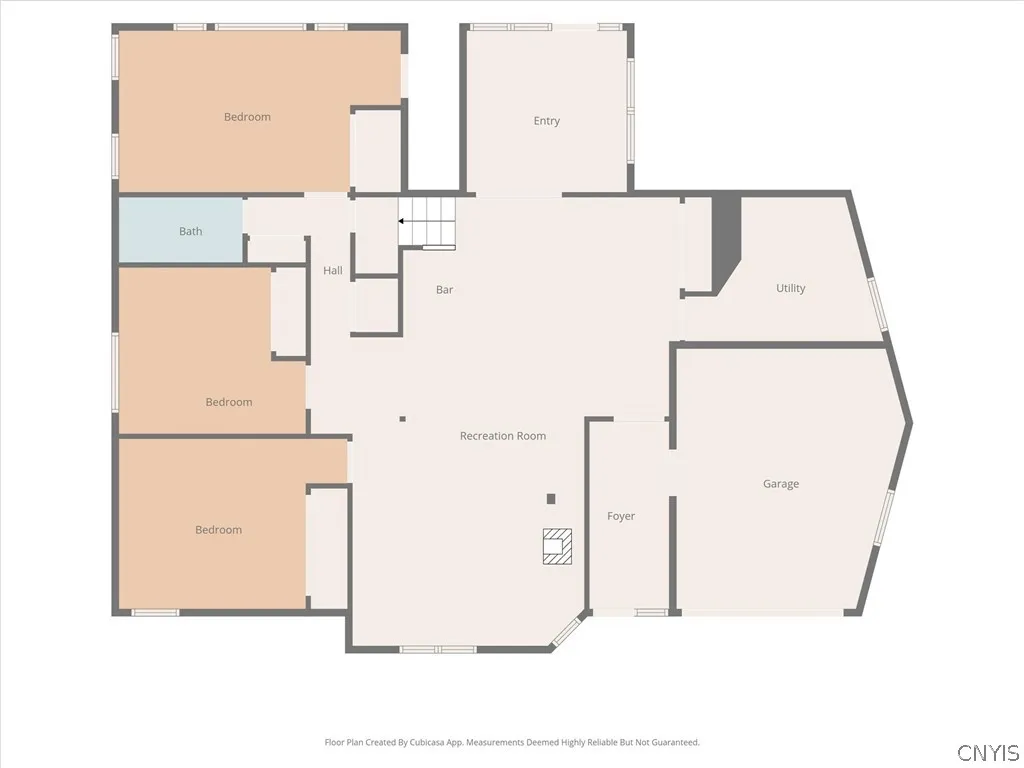 Lower level floorplan